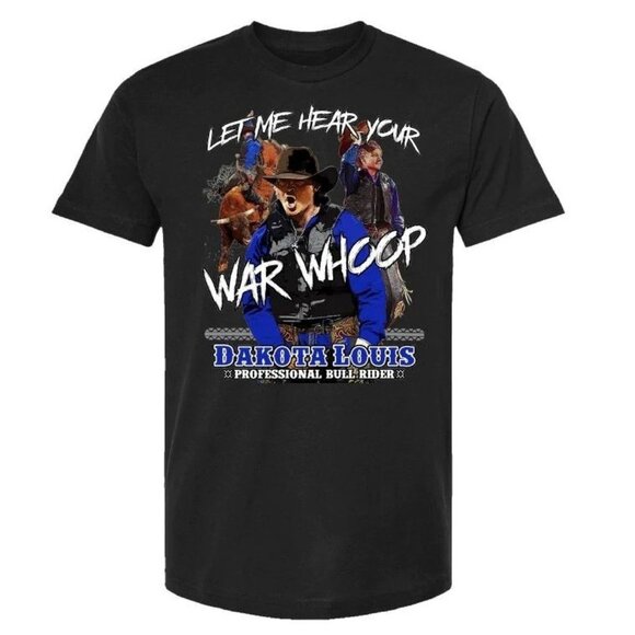Dakota Louis War Hoop Tee in Black - Size 3XL - Picture 1 of 7